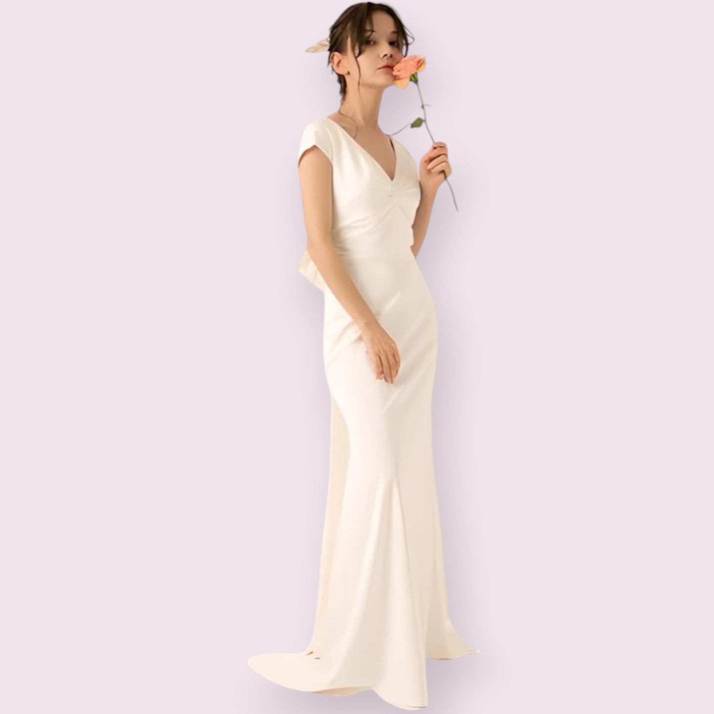 Bow-Back Wedding Gown