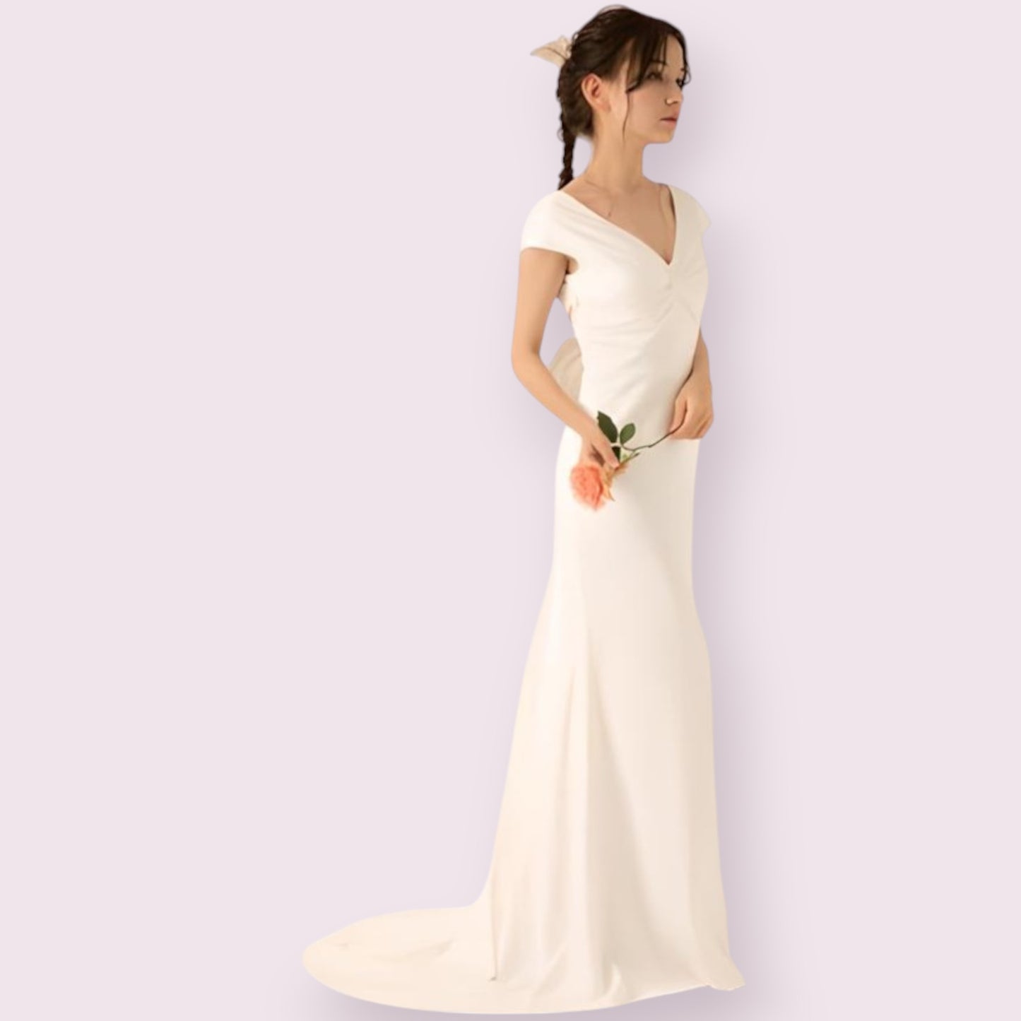 Bow-Back Wedding Gown