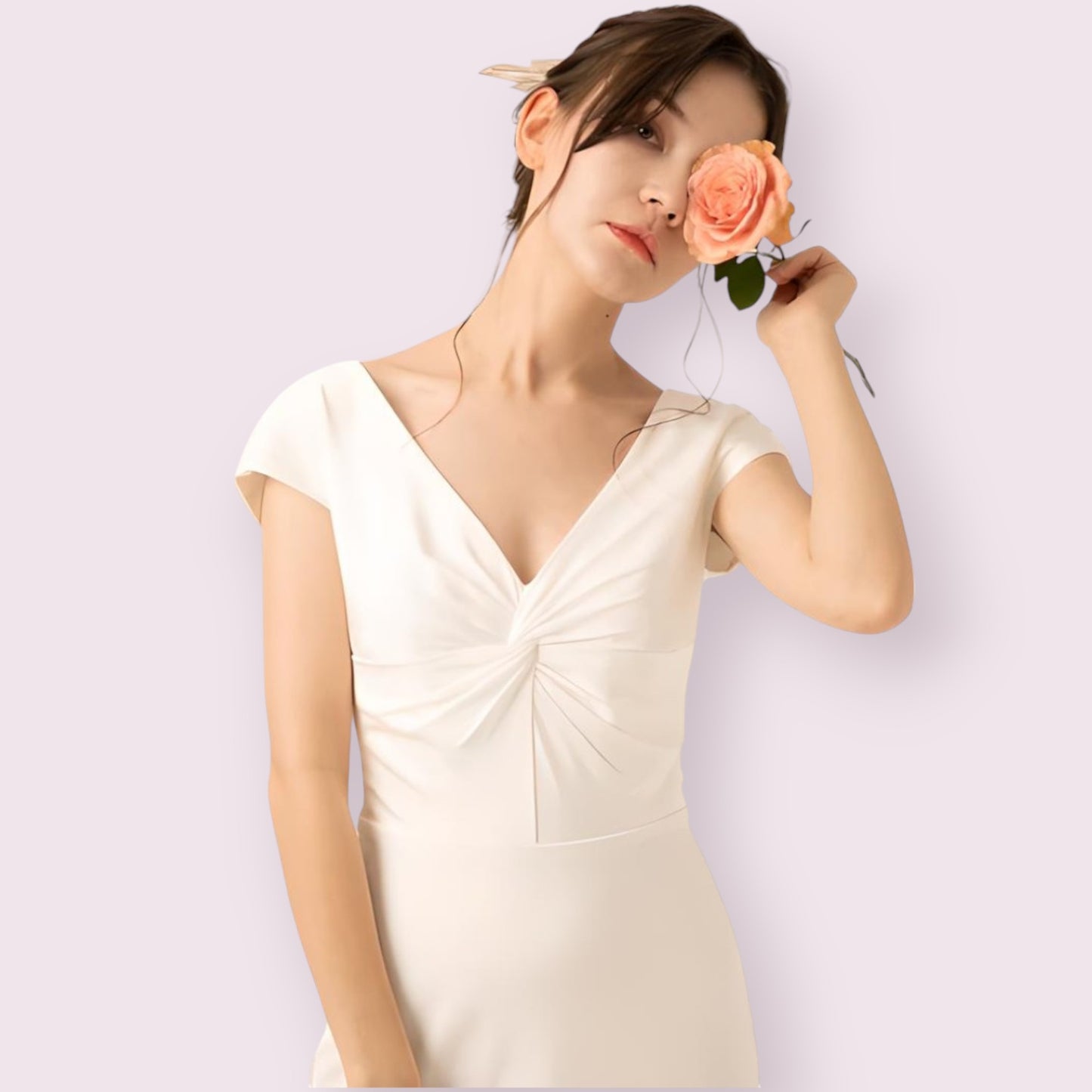 Bow-Back Wedding Gown