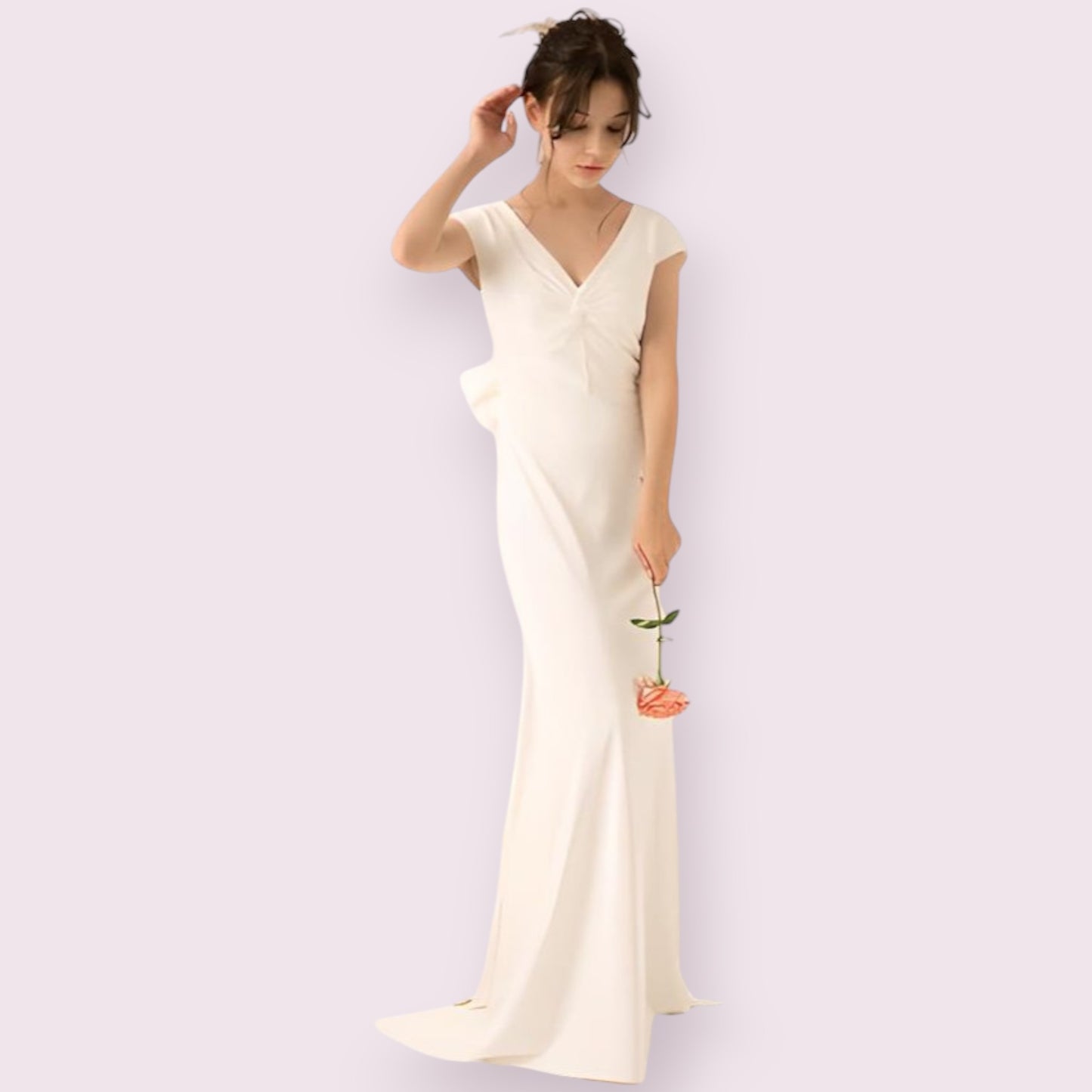 Bow-Back Wedding Gown