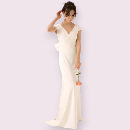 Bow-Back Wedding Gown